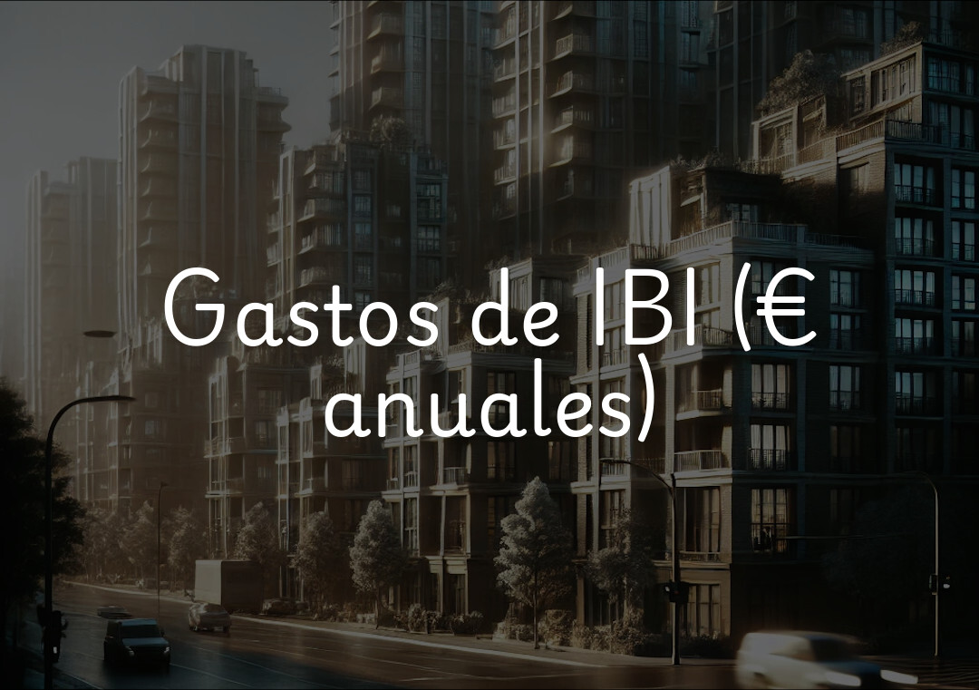 Gastos de IBI (€ anuales)